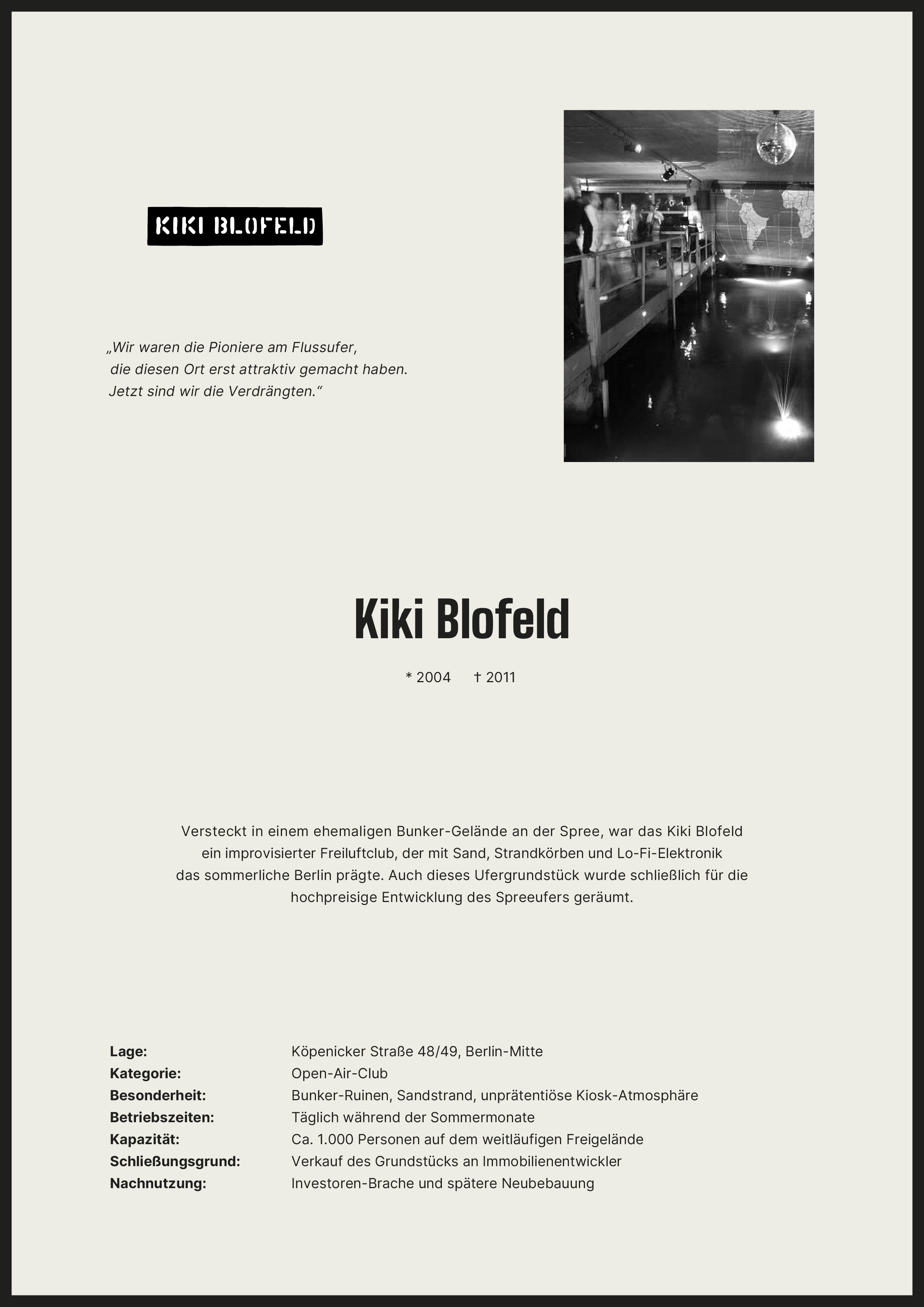 Traueranzeige Kiki Blofeld
