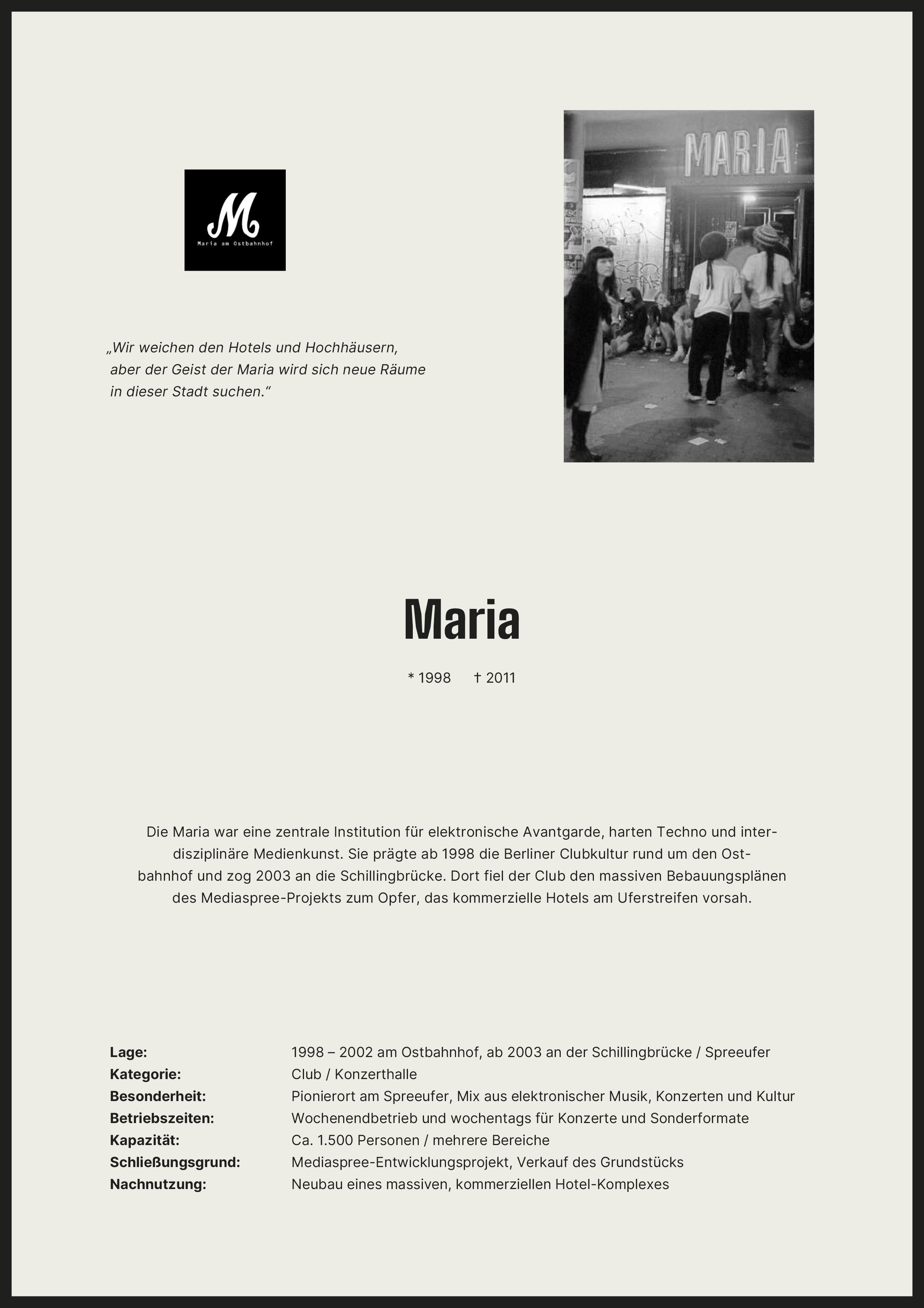 Traueranzeige Maria