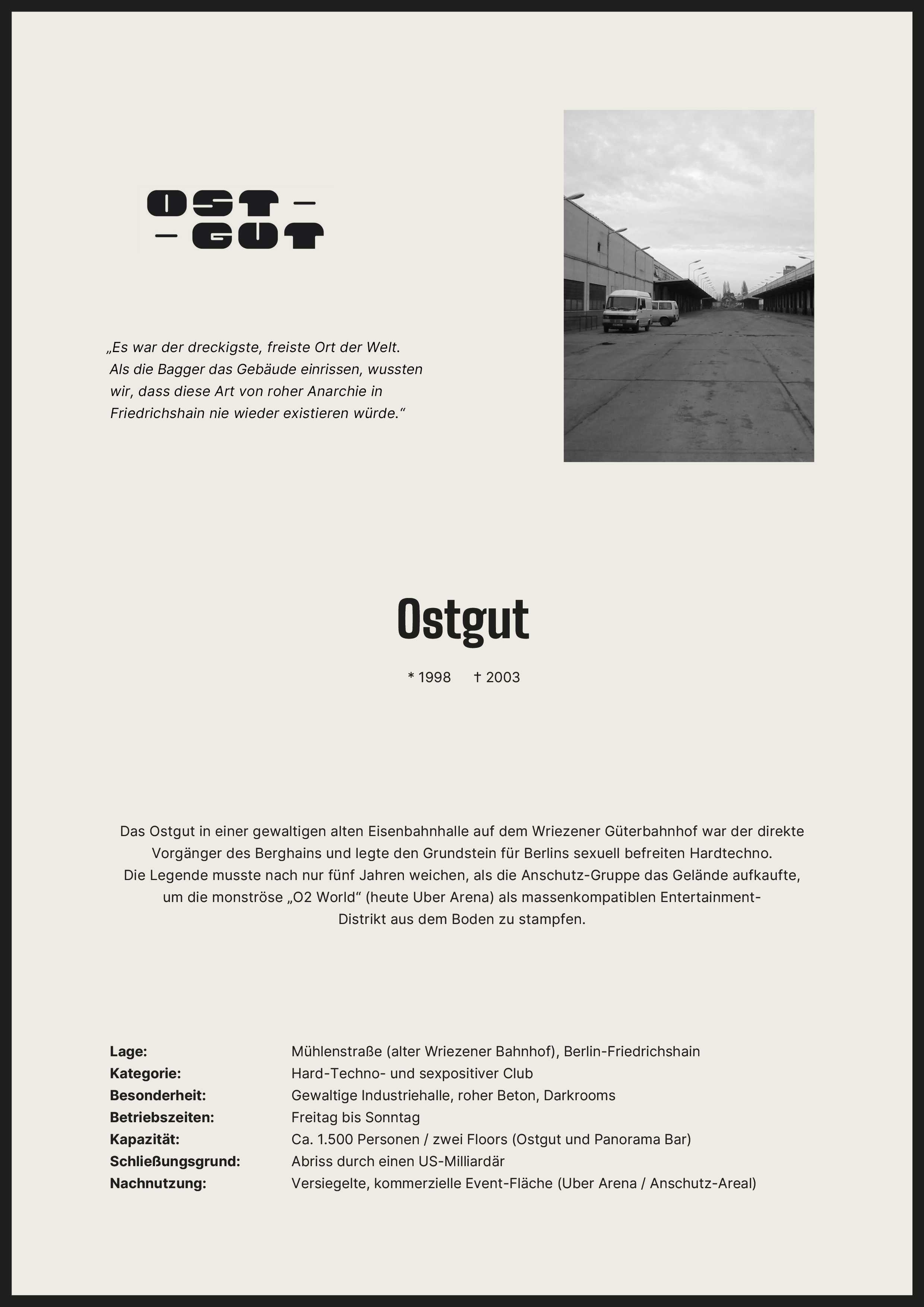 Traueranzeige Ostgut