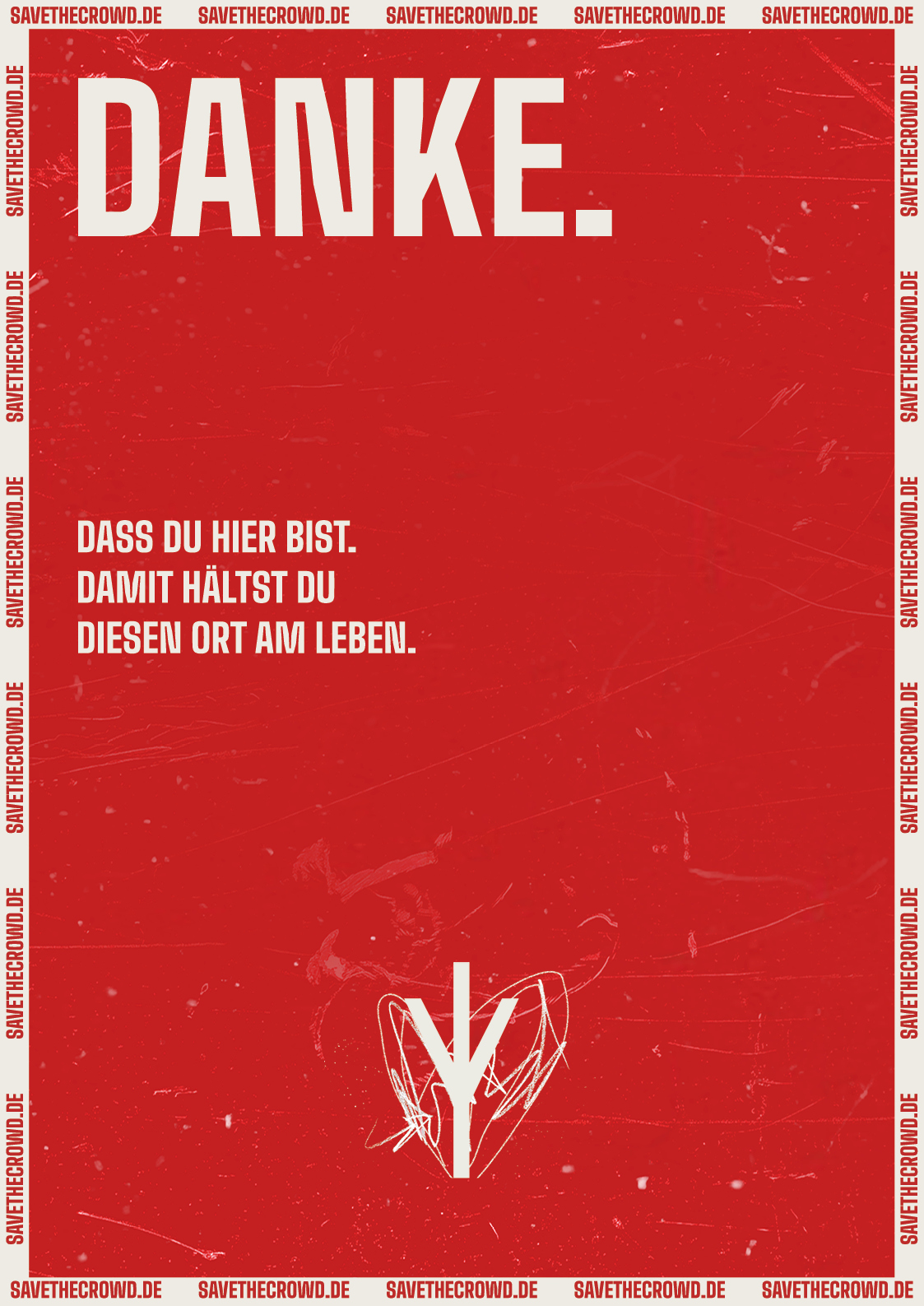 DANKE.-Plakat